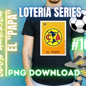 Club - America - Papa - Loteria Series - PNG Descargar - Equipo de Futbol - Futbol - Aguilas