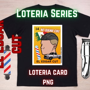 El Edgar Cut - Karta La Loteria PNG - Seria Loteria - Projekt koszulki La Loteria PNG - La Chalupa