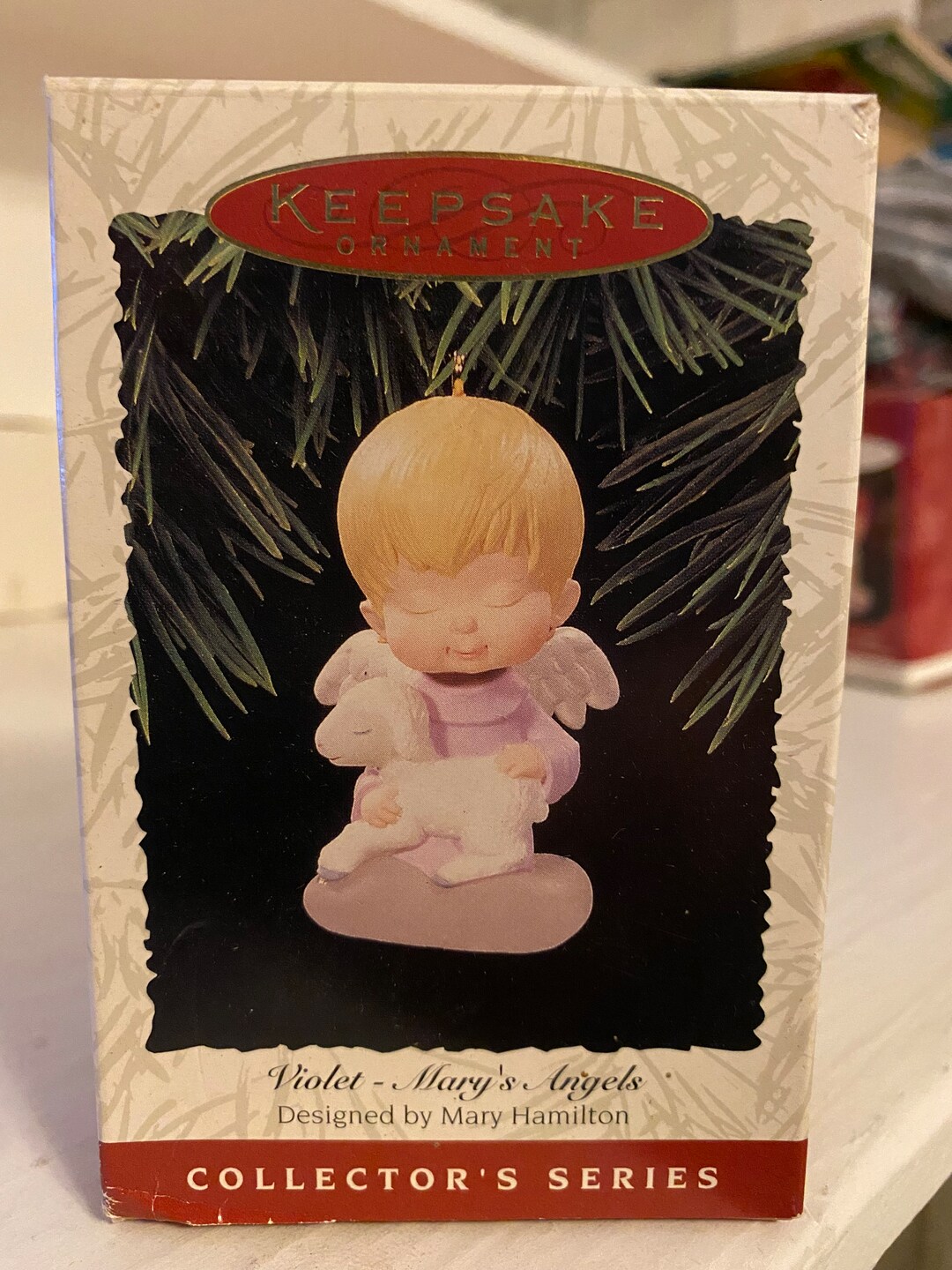 Violet 1996 Mary's Angels Hallmark Ornament Etsy