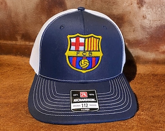fc Barcelona | cap | trucker hat | embroidery | soccer