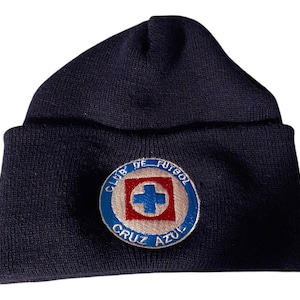 soccer | Mexican league | beanie | embroidered | Cruz azul | America | Chivas | Barcelona