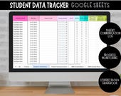 Digital Student Data Tracker for Teachers, Google Sheets Gradebook, Digital Teacher Planner, Student Progress Monitoring, Growth Tracker