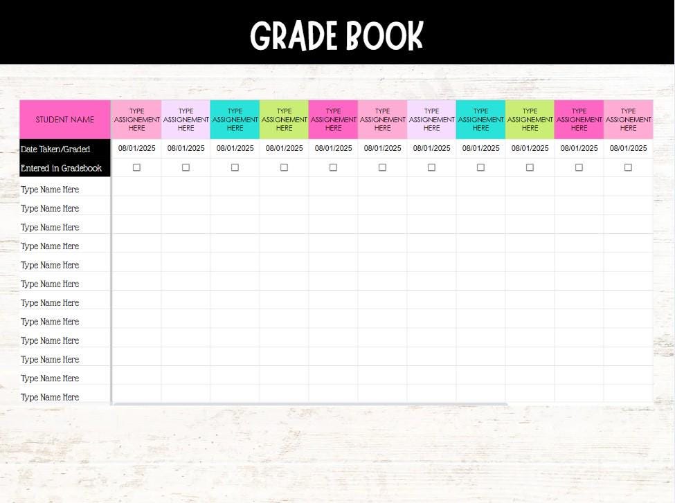 Digital Student Data Tracker for Teachers, Google Sheets Gradebook ...