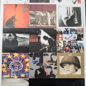 Vintage U2 Elevation Tour 2001 Album Artwork-Covers Original Heavy Weight Poster 22x34” Vintage Artist Authentic Merch - New Old Stock
