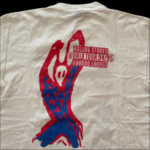 ROLLING STONES 1994 Tour T-Shirt Men's (L) White, Voo… - Gem ROLLING STONES 1994 Tour T-Shirt Men's (L) White, Voo… - Gem