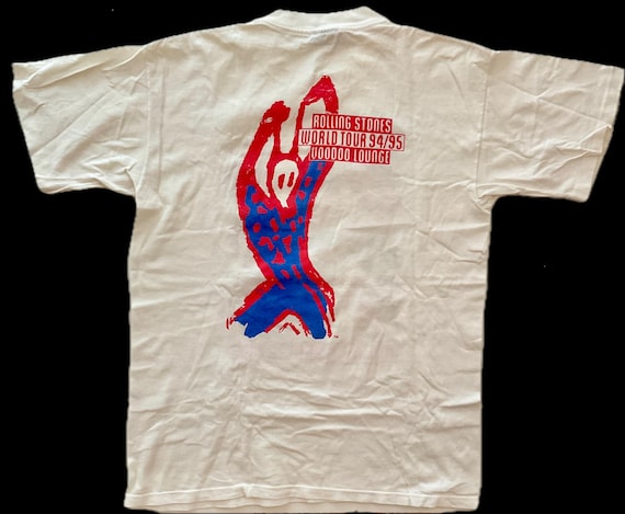 ROLLING STONES 1994 Tour T-Shirt Men's (L) White, Voo… - Gem ROLLING STONES 1994 Tour T-Shirt Men's (L) White, Voo… - Gem
