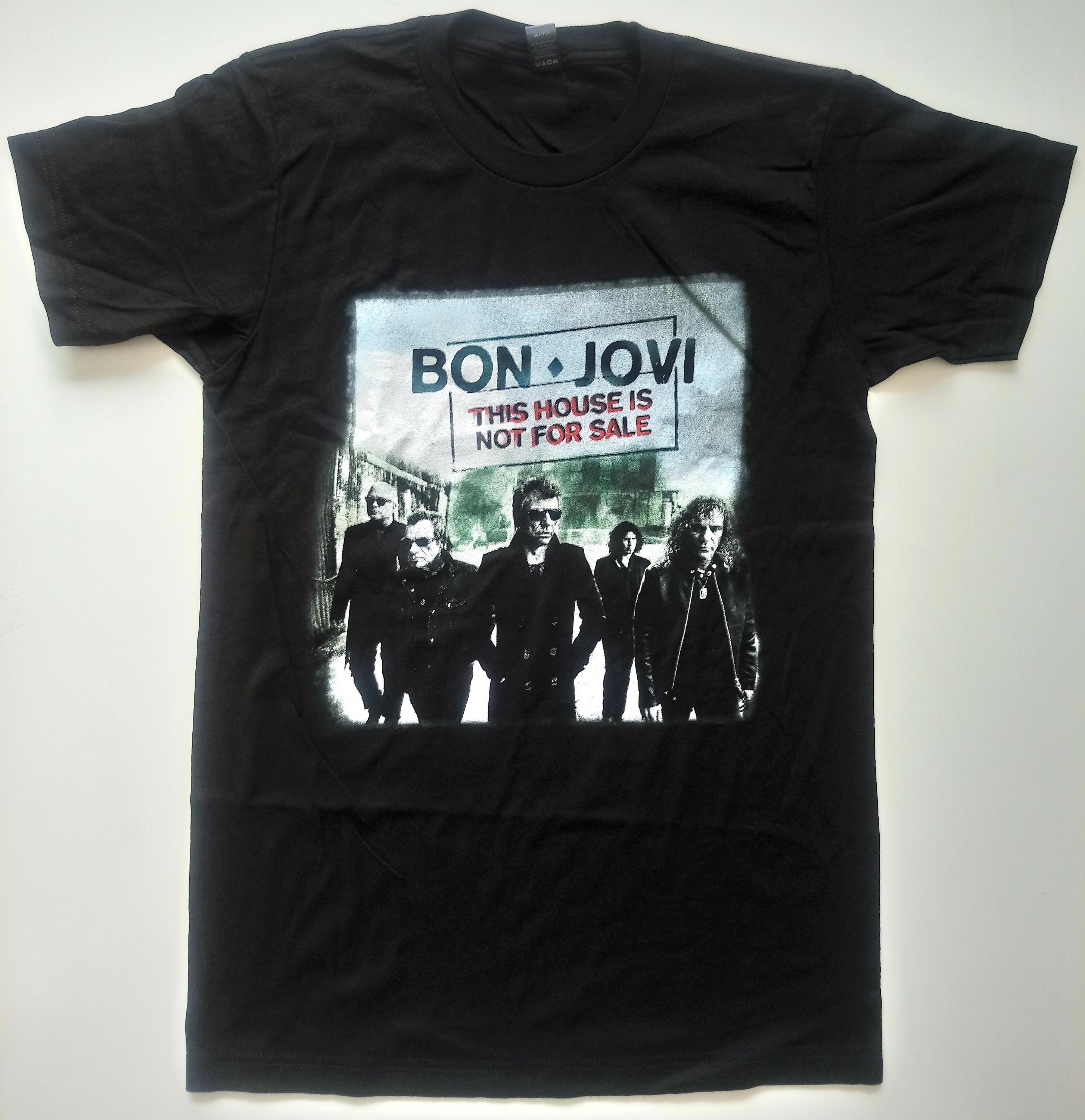 BON JOVI 2016 North American Tour T-shirt Unisex (M) Black