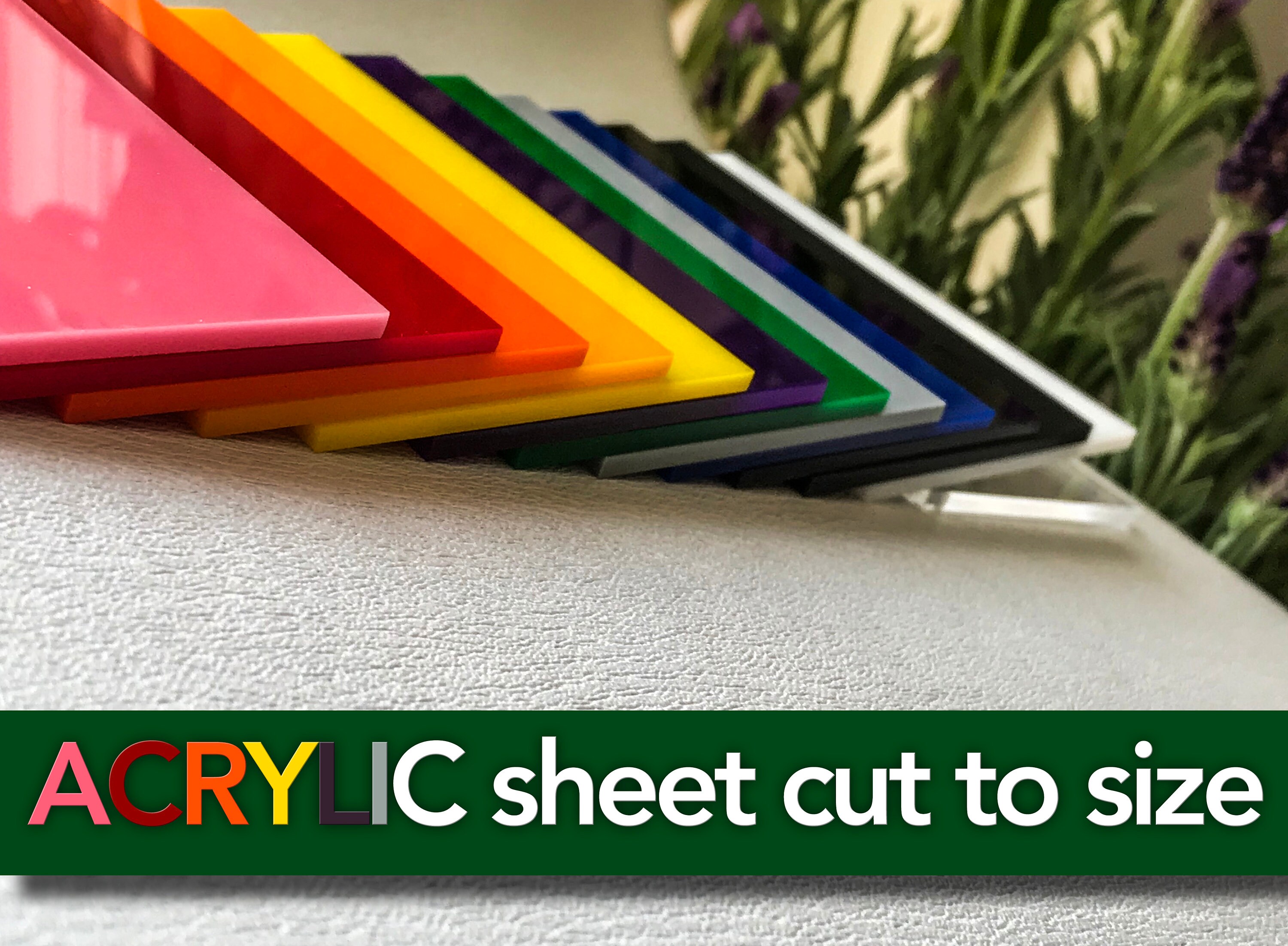 Acrylic Custom Cut to Size Custom Cut Acrylic Sheet Cut to Etsy Canada