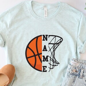 Custom Basketball Team Shirt, Aesthetic Custom Basketball Sweatshirt, Personalized Basketball Player Hoodie, Trendy Game Day T shirt, E5547