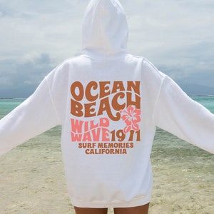 White beach hoodie new arrivals