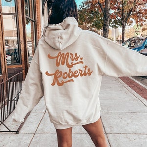 Custom Mrs Hoodie, Custom Future Mrs Shirt, Personalized Bride Sweatshirt, Custom Fiancee Gift, Custom Wifey Shirt, Custom Bridal Gift,E5991