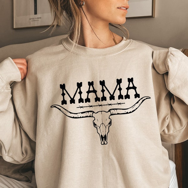 Western Mama Shirt, Mom's Country Shirt, Trendy Mother's Day Gifts, Mom's Birthday Gifts, Aesthetic Mama Hoodie, Cowgirl Mama Gifts, E6106