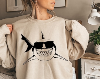 Sudadera con capucha de tiburón usable para hombres y mujeres