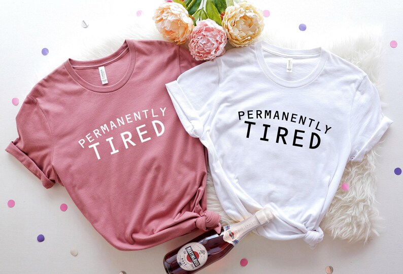 Permanently Tired Shirt, Lazy Sweatshirt, Funny Attitude Shirt, Always Tired Hoodie, Sleepy Shirt, Cute Christmas Gifts, Introvert Tee image 7