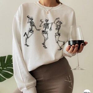 Dancing skeleton Shirt | Christian Halloween, Halloween Christian, Jesus fall shirt, Ezekiel 37 shirt, Faith shirts, womens Christian image 3