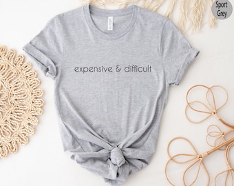 Sudadera cara y difícil, camiseta divertida, sudadera con capucha sarcástica, camiseta divertida de la vida de mamá, camiseta linda para esposa, regalo para el Día de la Madre