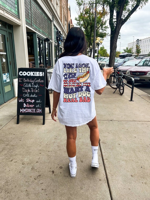 You Look Like The 4th Of July Shirt, Women&#39;s Funny 4th Of July Sweatshirt, Memorial Day Tshirt, Hotdog Shirt, Legally Blonde Shirt, E6296
