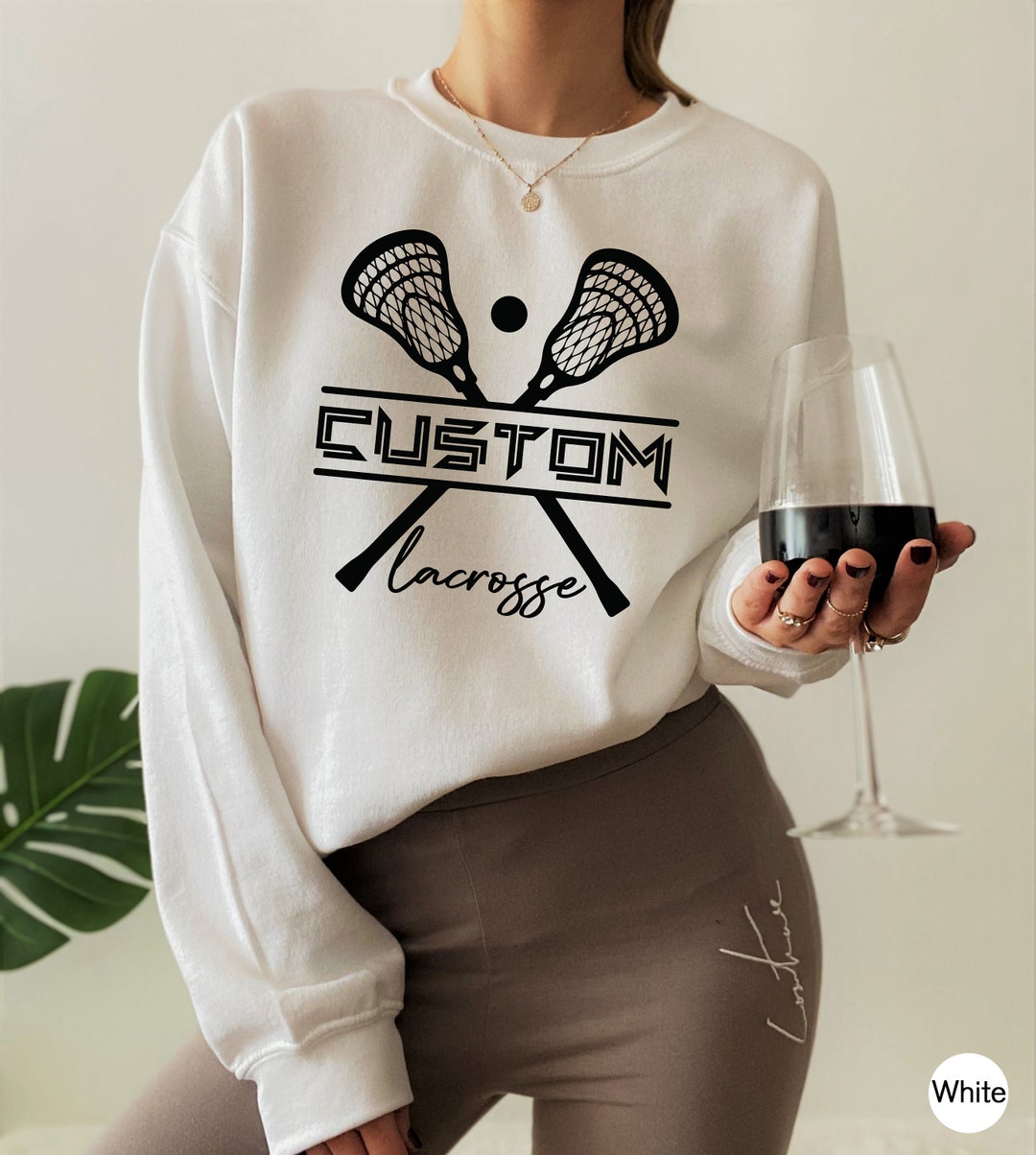 Custom Lacrosse Sweatshirt, Lacrosse Game Day Hoodie, Lacrosse Sweater