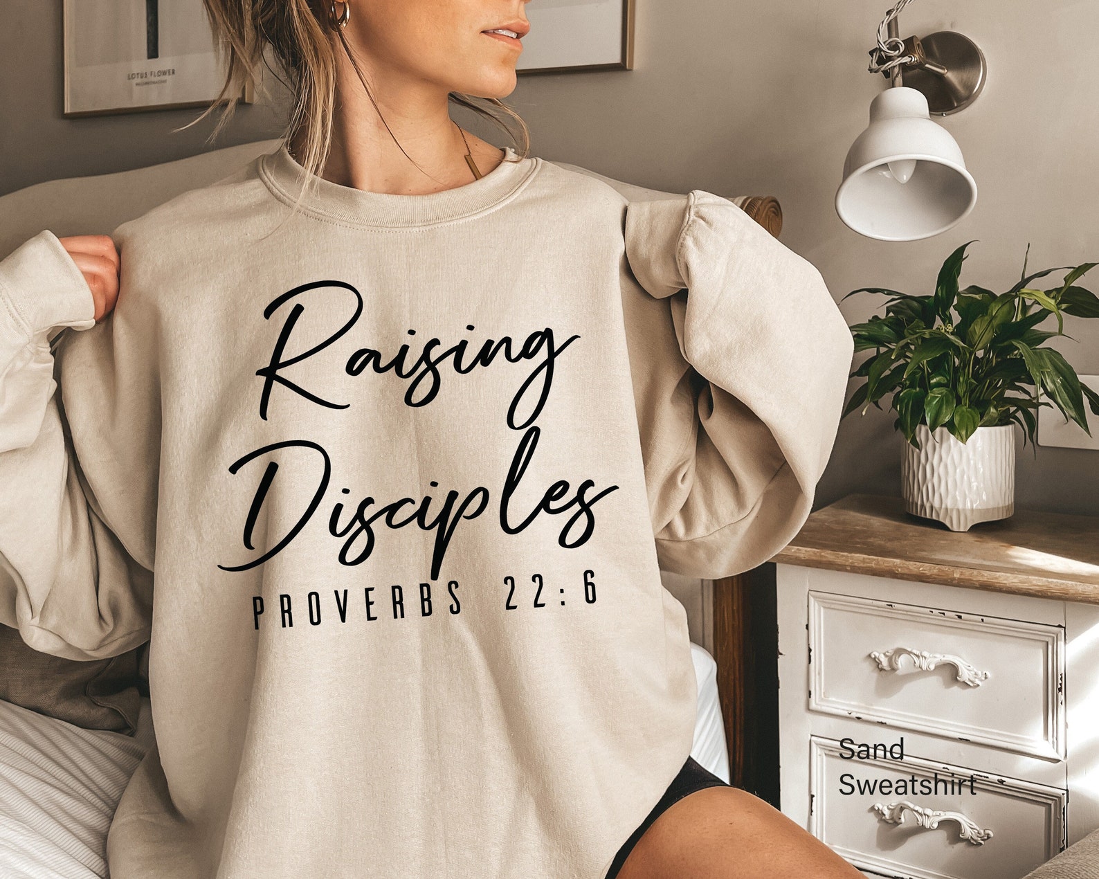 Raising Disciples Sweatshirt, Christian Hoodie For Women