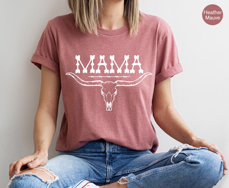 Western Mama Shirt, Mom's Country Shirt, Trendy Mother's Day Gifts, Mom's Birthday Gifts, Aesthetic Mama Hoodie, Cowgirl Mama Gifts, E6106 image 8