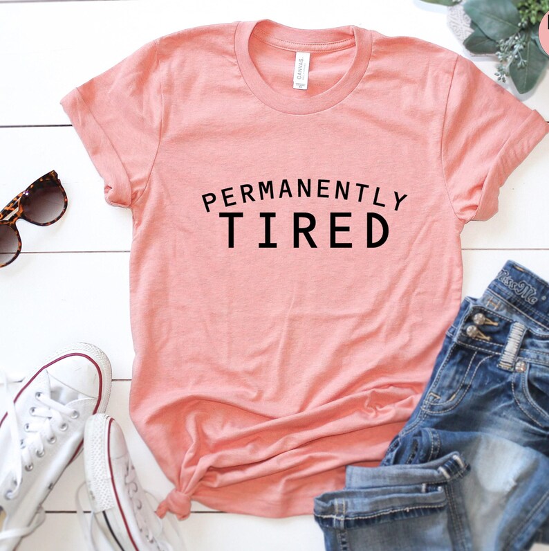 Permanently Tired Shirt, Lazy Sweatshirt, Funny Attitude Shirt, Always Tired Hoodie, Sleepy Shirt, Cute Christmas Gifts, Introvert Tee image 4