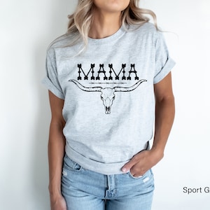 Western Mama Shirt, Mom's Country Shirt, Trendy Mother's Day Gifts, Mom's Birthday Gifts, Aesthetic Mama Hoodie, Cowgirl Mama Gifts, E6106 image 2