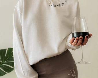 Minimalist Christian Sweatshirt | I Will Not Be Shaken Shirt, Prayer Gifts For Her, Catholic Gifts, Spiritual Gifts, Scripture Quotes Tee