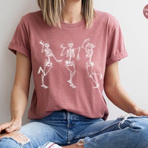 Dancing skeleton Shirt | Christian Halloween, Halloween Christian, Jesus fall shirt, Ezekiel 37 shirt, Faith shirts, womens Christian image 4