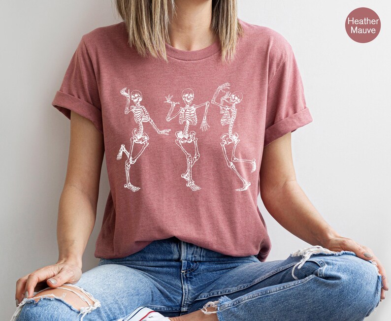 Dancing skeleton Shirt | Christian Halloween, Halloween Christian, Jesus fall shirt, Ezekiel 37 shirt, Faith shirts, womens Christian image 4