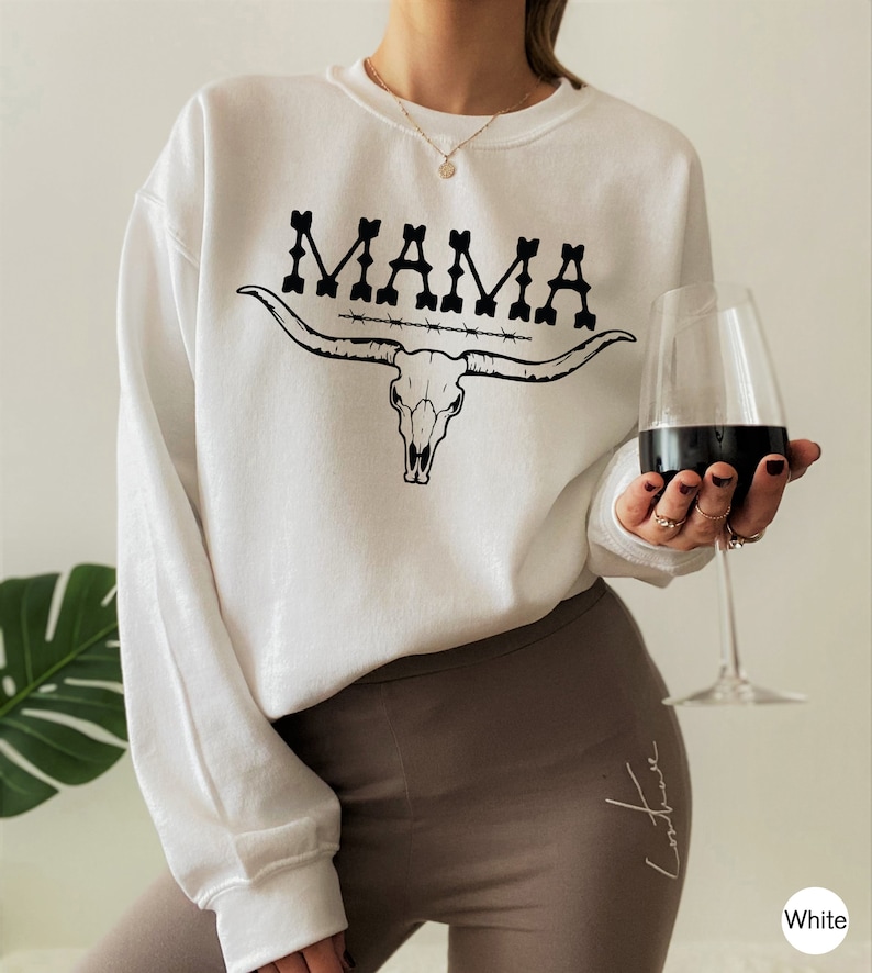 Western Mama Shirt, Mom's Country Shirt, Trendy Mother's Day Gifts, Mom's Birthday Gifts, Aesthetic Mama Hoodie, Cowgirl Mama Gifts, E6106 image 7