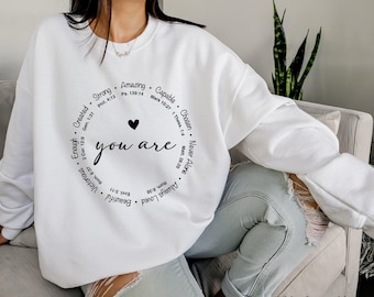 You Are Inspiration Sweatshirt, Christian Shirt, Motivational Hoodie, Bible Verse T shirt, Religious Tshirt, Cute Enough T-shirt