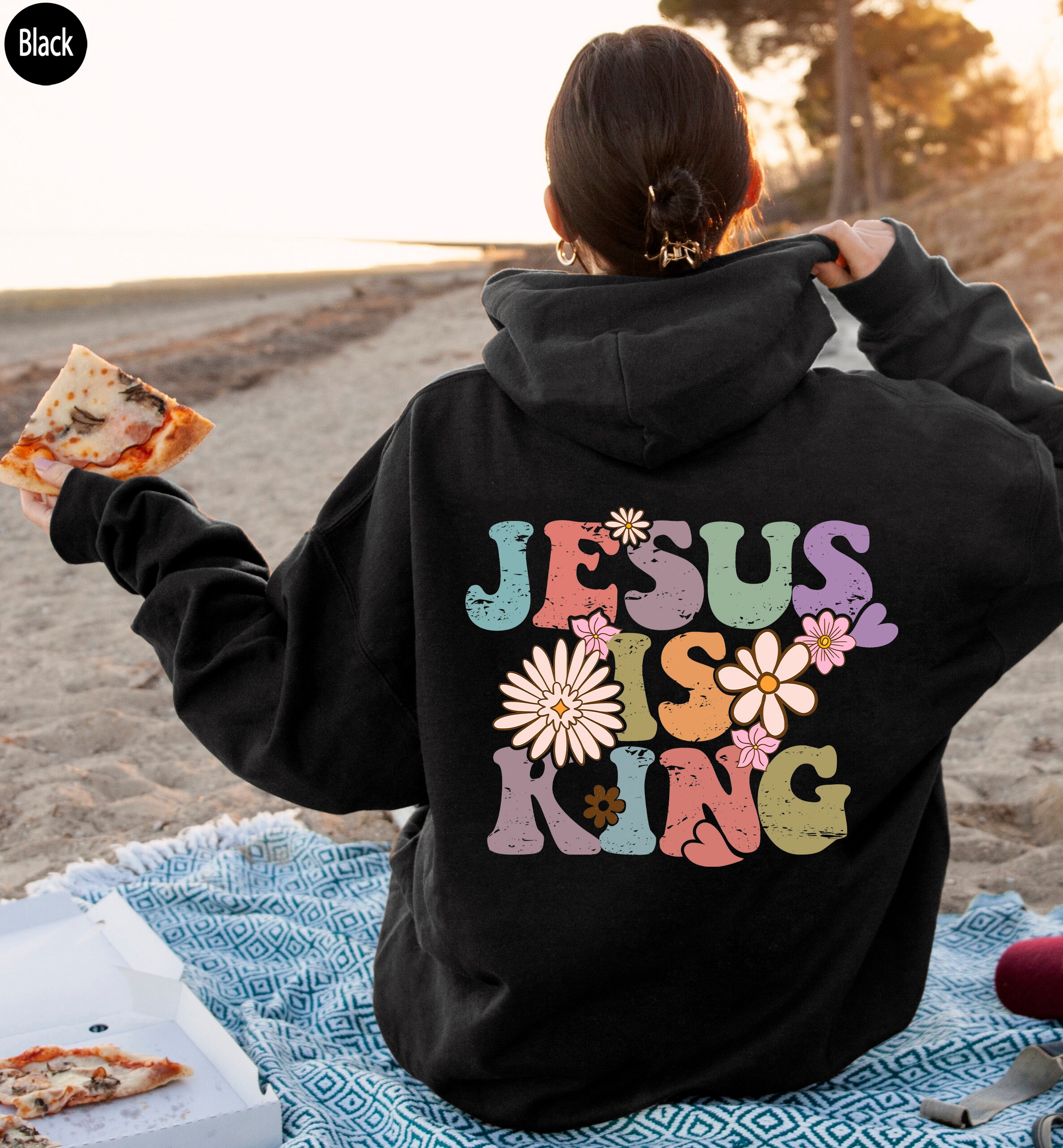 Jesus is King Sweatshirt Aesthetic Christian Shirt Bible Verse Shirt Jesus Apparel Religious Shirt Faith Hoodie Christian Gifts eu5516 Etsy UK