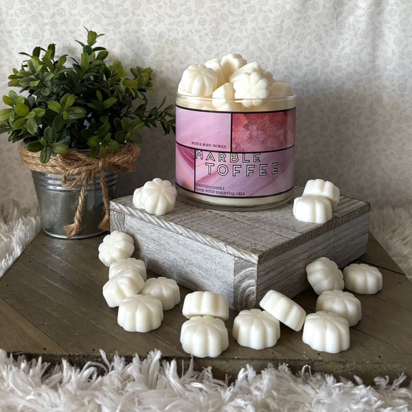 Marble Candle Wax Melts Etsy