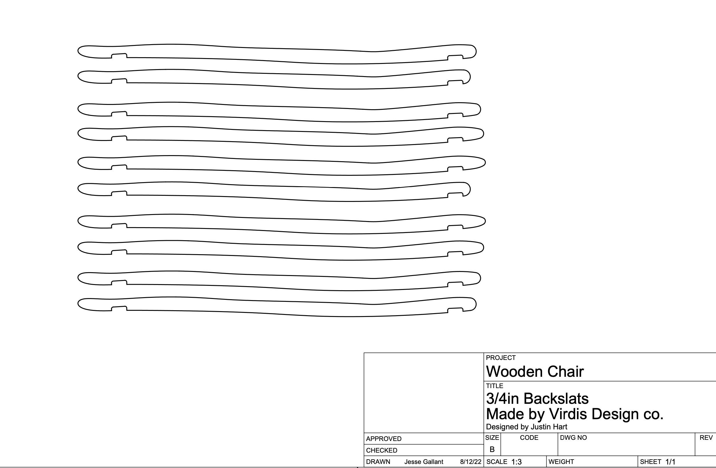 Chair Files Artisan CNC Dinning/lounge Chair Files - Etsy