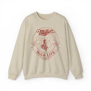 Miller lite sweatshirt vintage sale