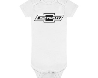 Chevrolet Organic Baby Bodysuit - The Perfect Gift for the Little Car Enthusiast in Your Life!