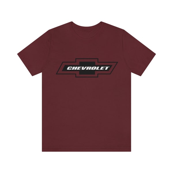 Chevrolet T-Shirt | Trendiges Crewneck T-Shirt für Winter, Holiday Wear | Minimalistisches T Shirt für Weihnachten, Geburtstagsgeschenk
