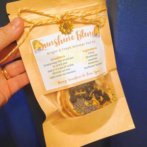 Sunshine Simmering Potpourri | Citrus Lavender Rosemary Blend | Natural Home Fragrance