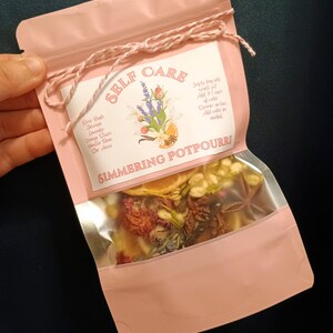 Relaxation Simmer Pot Kit | Lavender, Rose & Citrus Stovetop Potpourri | Self Care Gift | Natural Home Fragrance