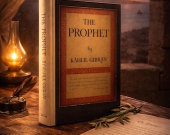 The Prophet Kahlil Gibran Hardcover – Knopf Borzoi 1965 Edition (Slipcase)