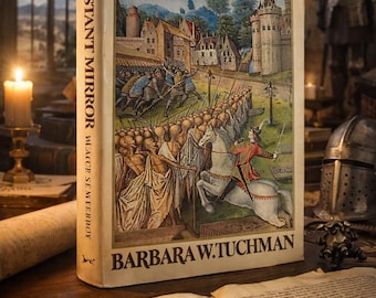 A Distant Mirror — Barbara W. Tuchman — 1978 FIRST TRADE EDITION — Excellent Book & Dust Jacket