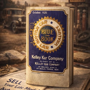 Kelley Blue Book — Octubre de 1926 (Reimpresión facsímil) • ABSOLUTAMENTE PERFECTO ESTADO