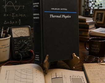 Thermal Physics Charles Kittel First Edition 1969 Wiley Hardcover Caltech Bookplate Tanguay Library