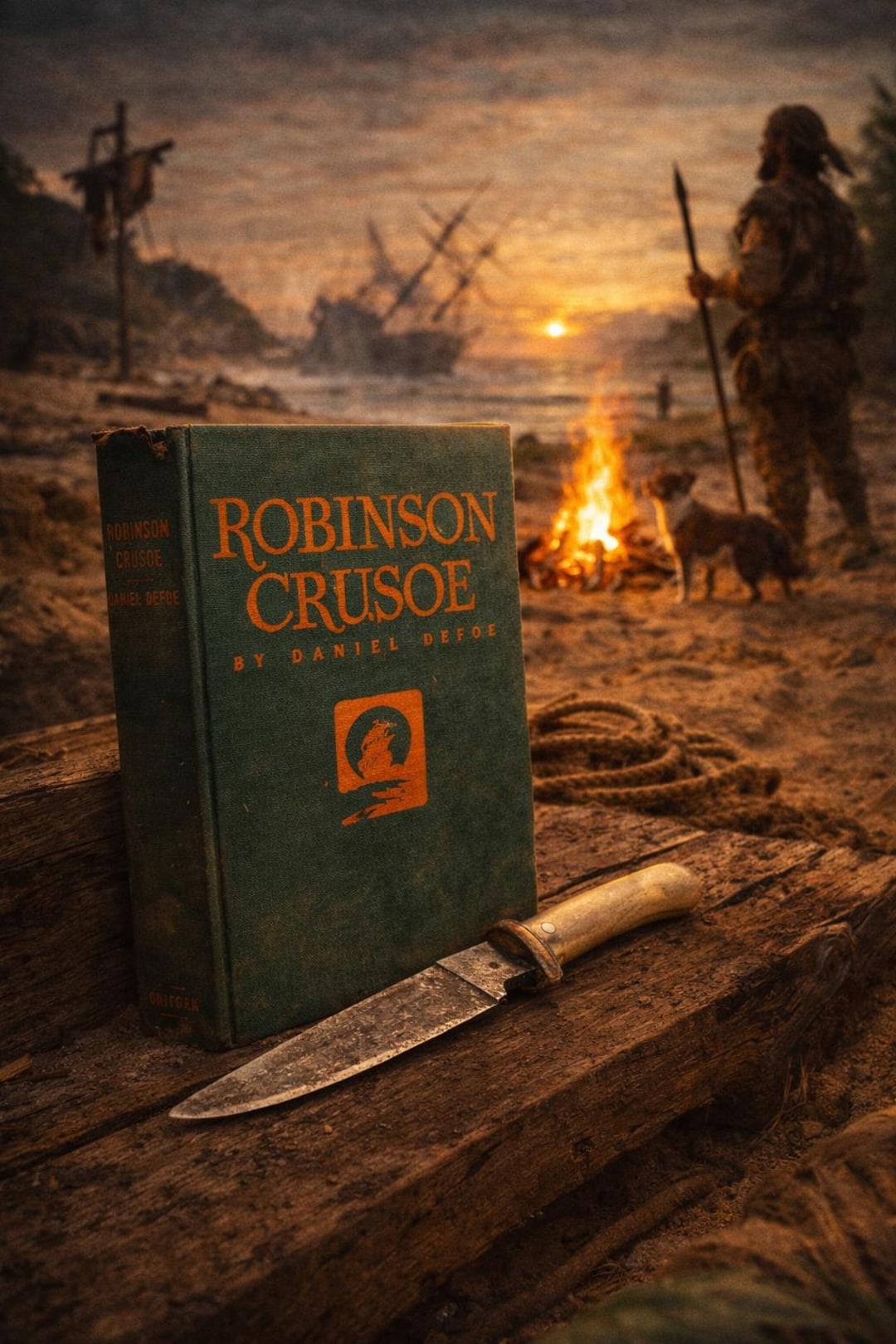 Robinson Crusoe Daniel Defoe Whitman Wartime Edition Classic Book - Etsy
