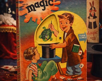 Hocus Pocus Magic — 1951 Edition James & Jonathan Company, Kenosha, Wisconsin Mid-Century Children’s Magic Trick Instruction Book