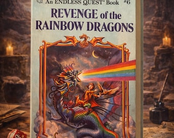 Revenge of the Rainbow Dragons — Rose Estes — 1983 • Second Printing • Paperback • Flawless / Unread Condition