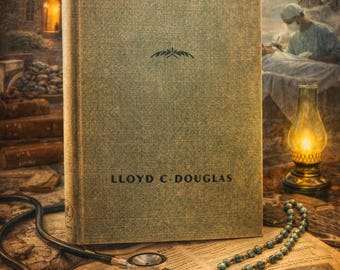Green Light by Lloyd C Douglas 1934 Vintage Hardcover Book Rare Decor
