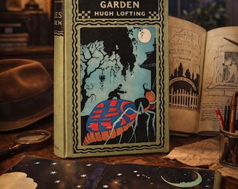 Doctor Dolittle's Garden Hugh Lofting 1927 Stokes Edition Hardcover Book