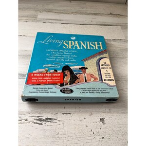 Living Spanish language course 1968 vintage.