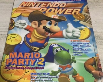 Nintendo Power magazine Mario Party 2 vintage January 2000 volume 128